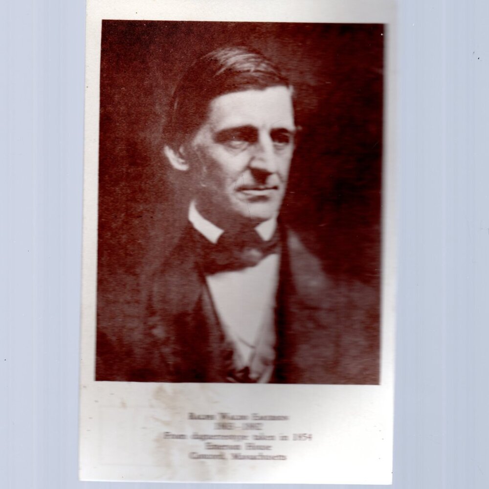 Vintage Postcard - Portrait of Ralph Waldo Emerson